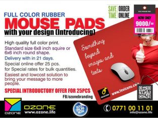 Mouse pad branding | 25pcs for 9000/= with your design