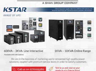 Srilanka’s leading UPS provider