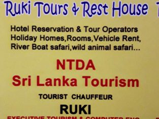 Ruki tours Sri Lanka